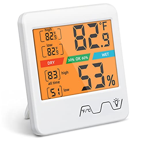 Baby Nursery Temperature - مقياس حرارة رقمي عالي الدقة مع