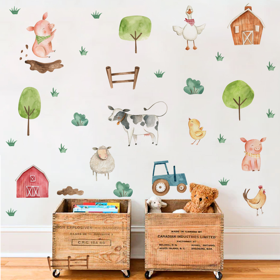 Baby Nursery Wall Stickers - بوهو المائية ملصقات الحائط للأطفال غرفة
