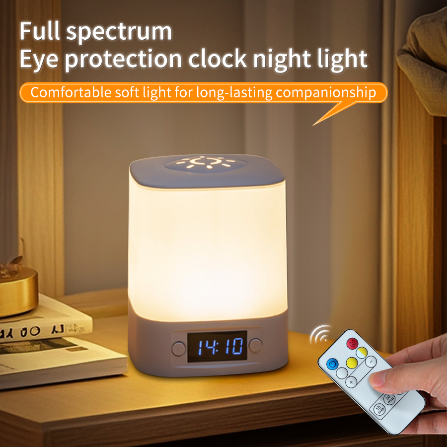 Baby Nursery Table Lamp - ضوء ليلي LED محمول مع عرض
