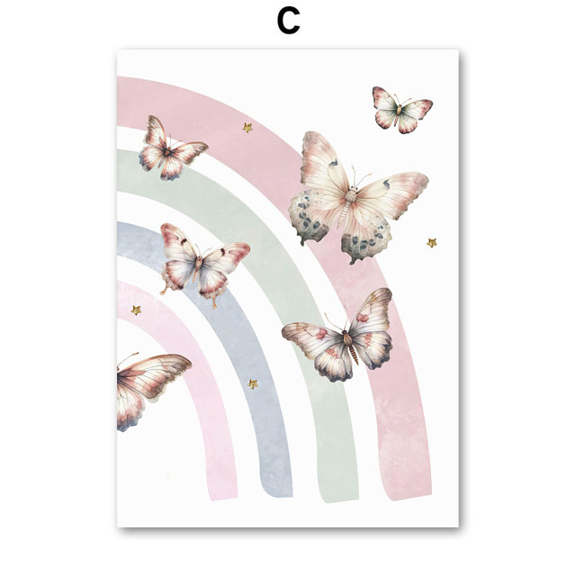 Baby Nursery Name Wall Art - لوحة فنية جدارية مخصصة باسم الطفل