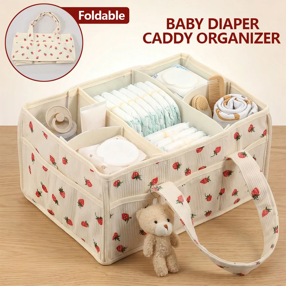 Baby Nursery Handles - منظم سلة مناديل الأطفال المحمول من