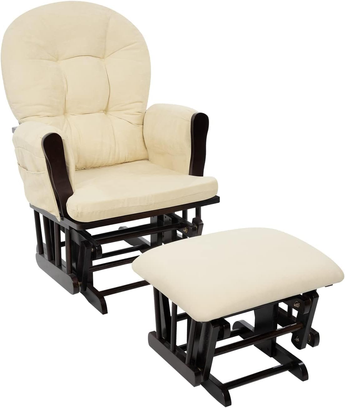 Baby Nursery Rocking Chair - كرسي هزاز داخلي مبطن مع مسند