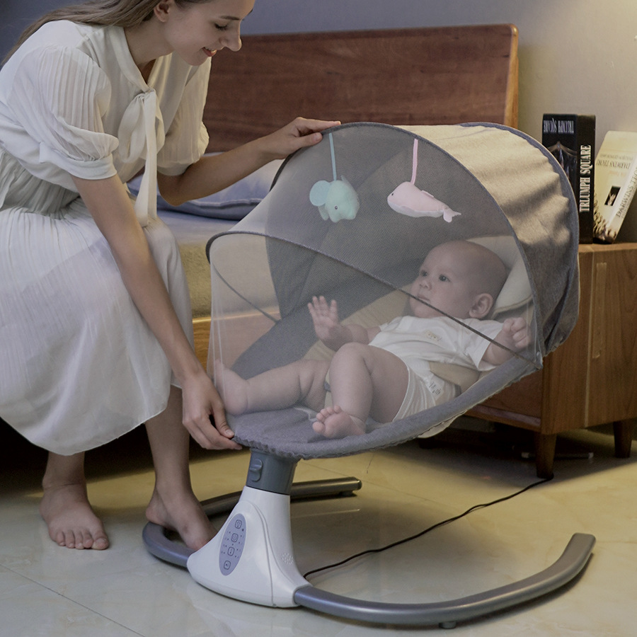 كرسي هزاز كهربائي للأطفال من 0 - مراجعة Baby Nursery Rocking Chair وسعره