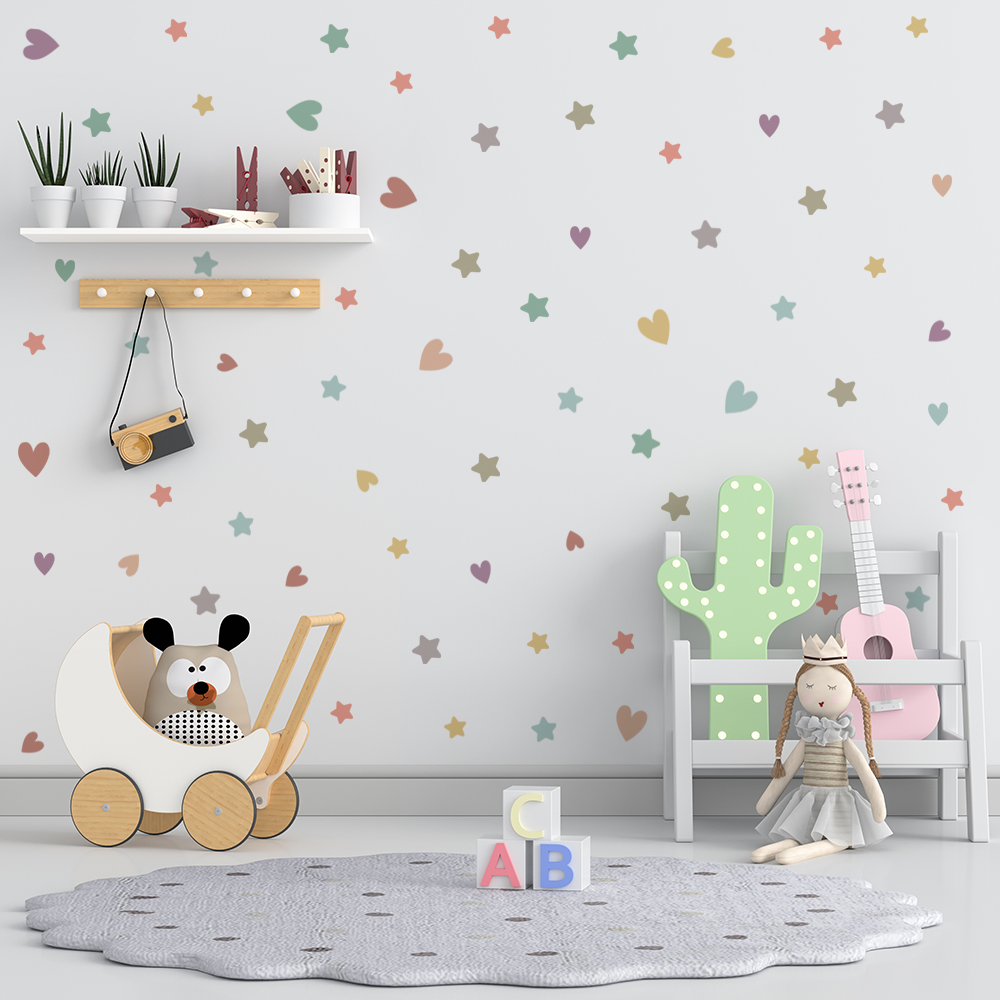 ملصقات حائط صغيرة ذات ألوان جد - مراجعة Baby Nursery Wall Stickers وسعره