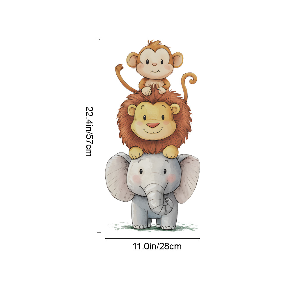 ملصقات جدارية لطيفة على شكل حي - مراجعة Baby Nursery Wall Stickers وسعره
