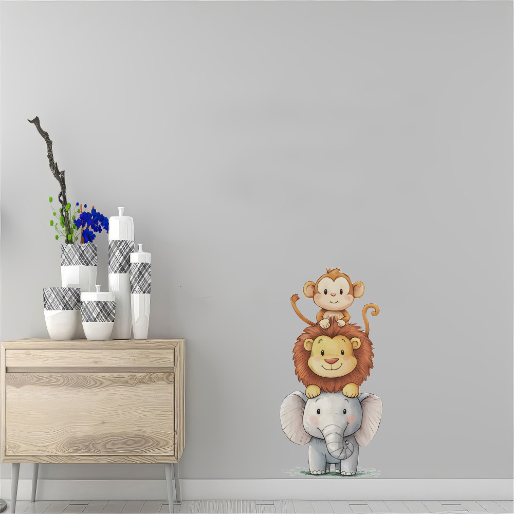 ملصقات جدارية لطيفة على شكل حي - مراجعة Baby Nursery Wall Stickers وسعره