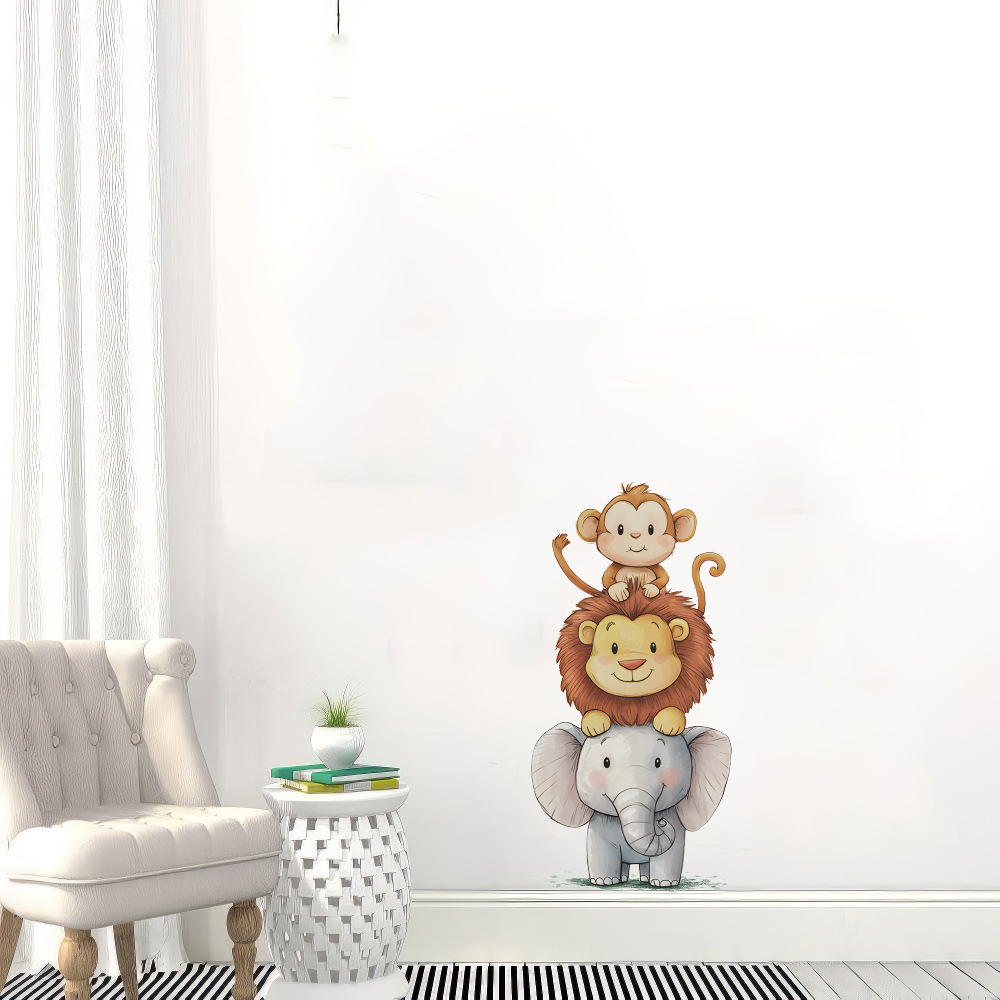 ملصقات جدارية لطيفة على شكل حي - مراجعة Baby Nursery Wall Stickers وسعره