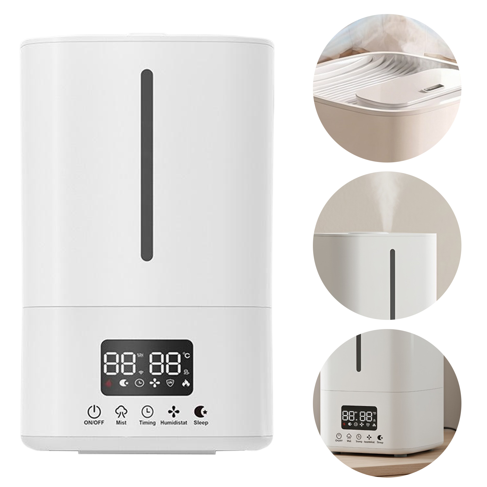 جهاز ترطيب ذكي سعة 5 لتر مع من - مراجعة Baby Nursery Air Purifier وسعره