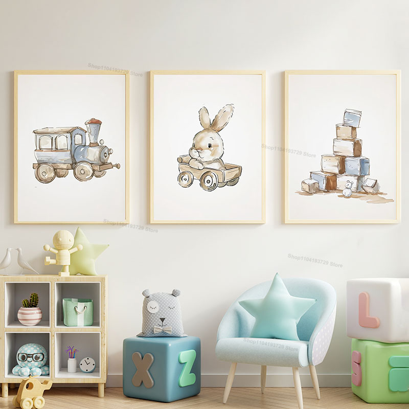 لوحة فنية جدارية على القماش بت - مراجعة Baby Nursery Themes وسعره