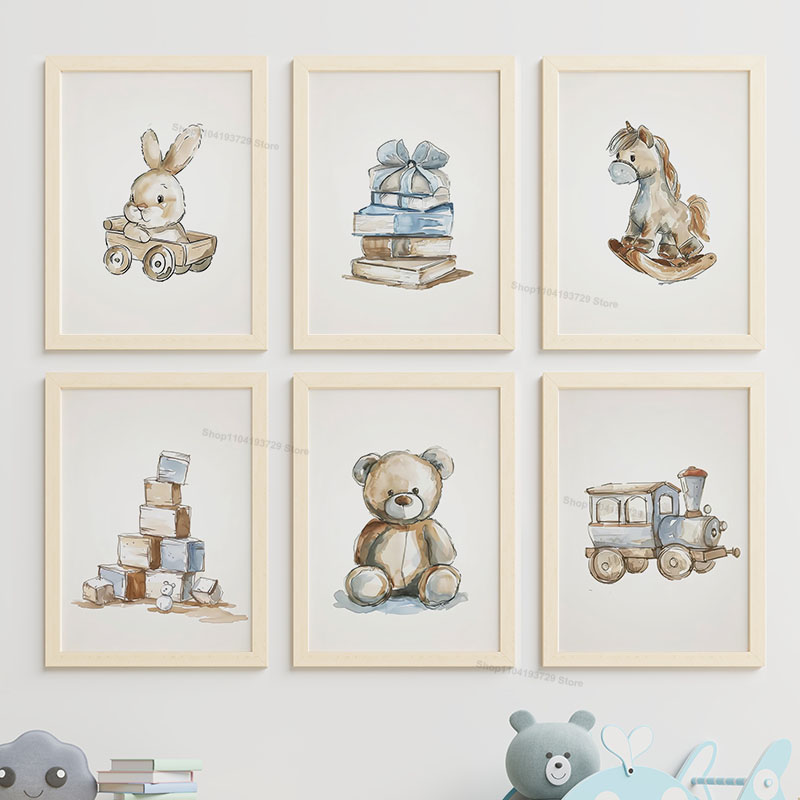لوحة فنية جدارية على القماش بت - مراجعة Baby Nursery Themes وسعره