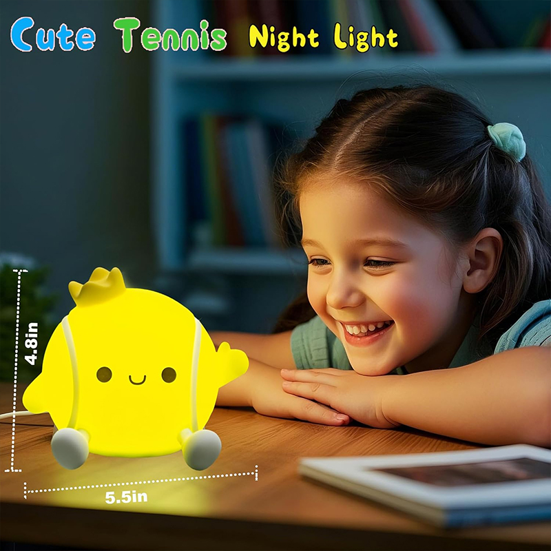 مصباح ليلي لطيف على شكل مضرب ت - مراجعة Baby Nursery Table Lamp وسعره