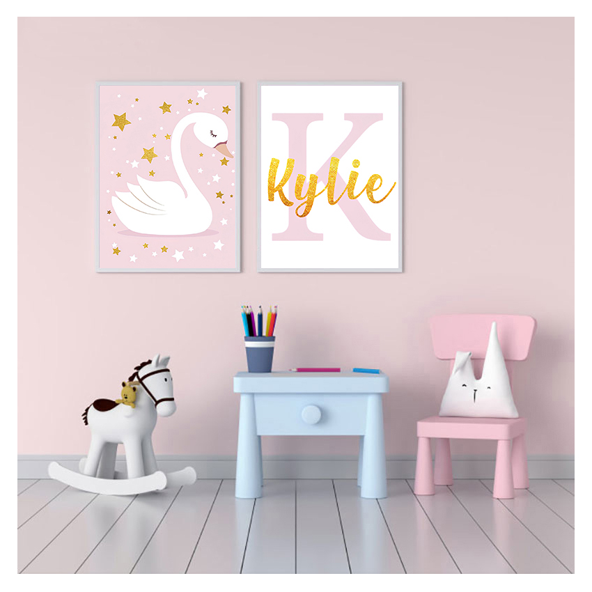 لوحة فنية جدارية مخصصة بالاسم، - مراجعة Baby Nursery Name Wall Art وسعره