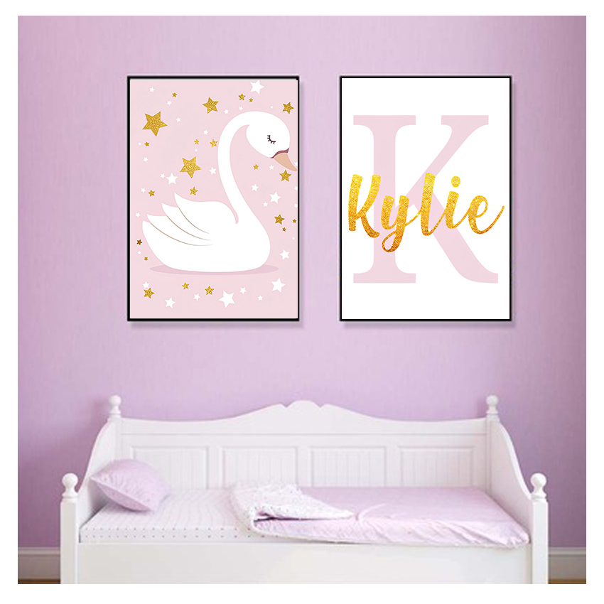لوحة فنية جدارية مخصصة بالاسم، - مراجعة Baby Nursery Name Wall Art وسعره