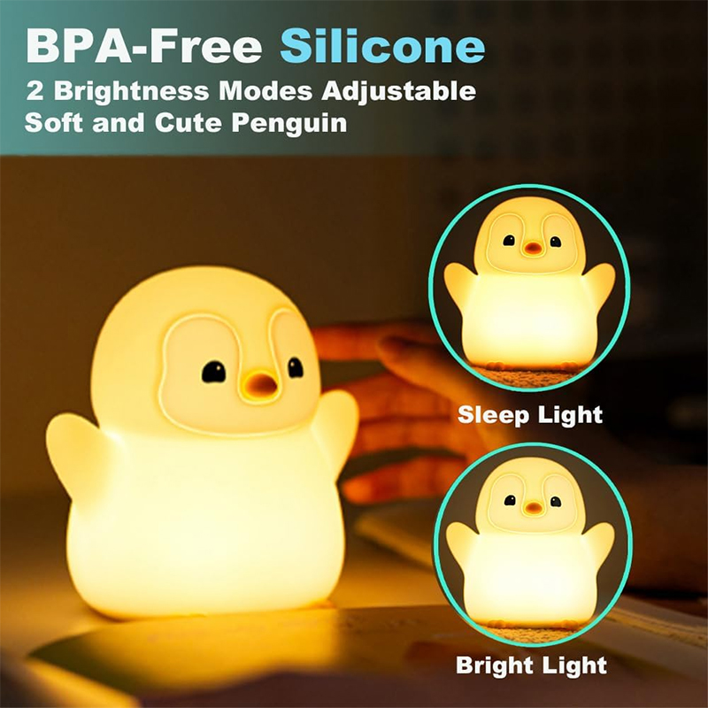 مصباح ليلي جديد على شكل بطريق  - مراجعة Baby Nursery Table Lamp وسعره
