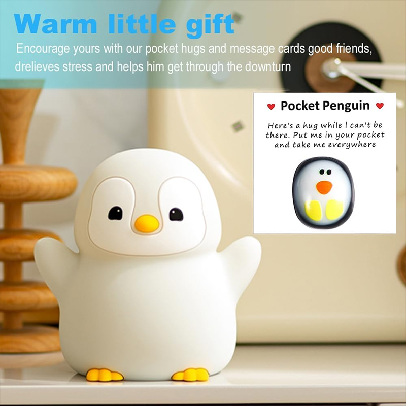مصباح ليلي جديد على شكل بطريق  - مراجعة Baby Nursery Table Lamp وسعره