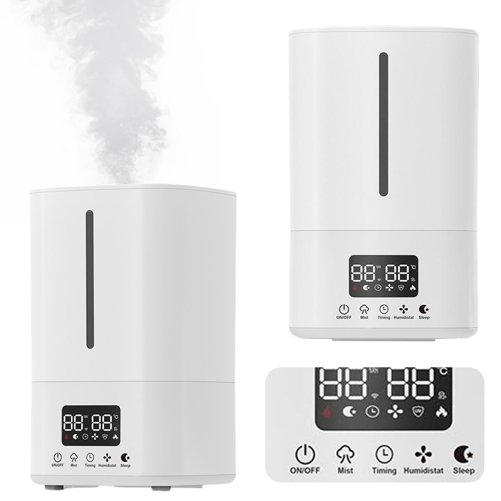 جهاز ترطيب الهواء سعة 5 لتر مع - مراجعة Baby Nursery Air Purifier وسعره