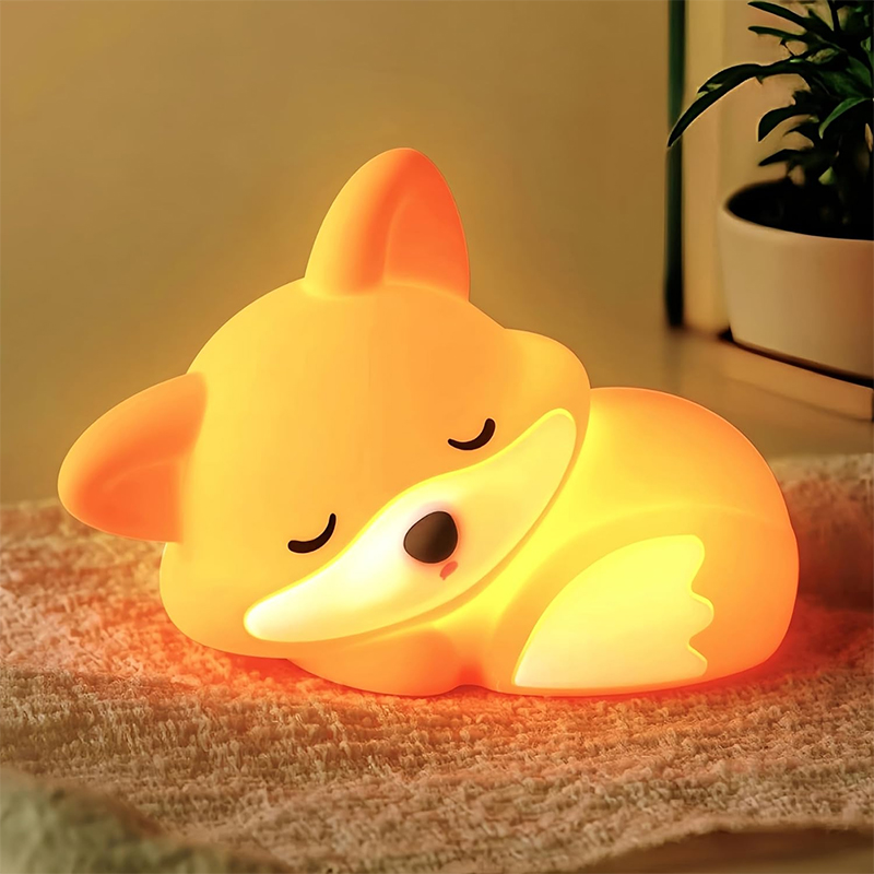 مصباح ليلي على شكل ثعلب لطيف م - مراجعة Baby Nursery Table Lamp وسعره