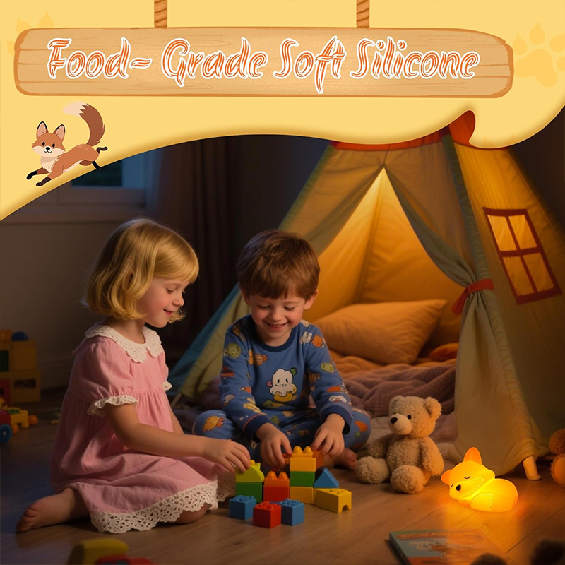 مصباح ليلي على شكل ثعلب لطيف م - مراجعة Baby Nursery Table Lamp وسعره
