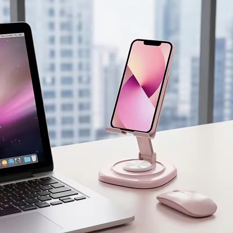 حامل هاتف مكتبي قابل للطي وقاب - مراجعة Mobile Hanger Arm وسعره