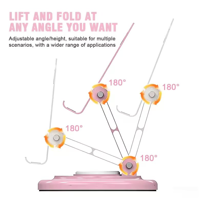 حامل هاتف مكتبي قابل للطي وقاب - مراجعة Mobile Hanger Arm وسعره