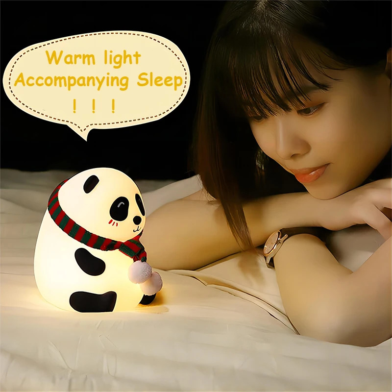 مصباح ليلي لطيف على شكل باندا  - مراجعة Baby Nursery Table Lamp وسعره