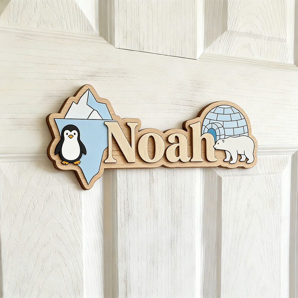 لوحة خشبية مخصصة بتصميم البطري - مراجعة Baby Nursery Room وسعره