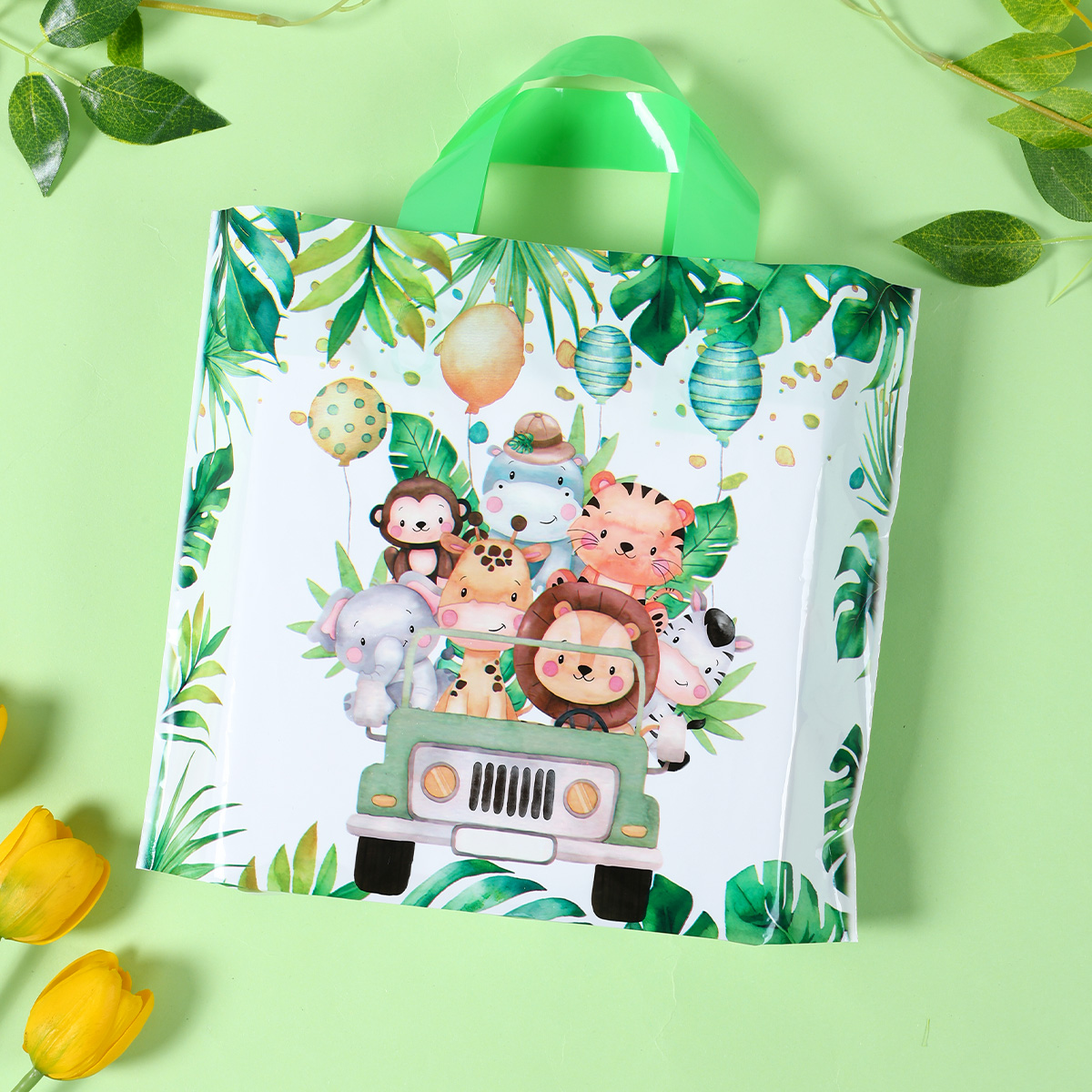 25/50 قطعة أكياس هدايا سفاري غ - مراجعة Baby Nursery Jungle Theme وسعره