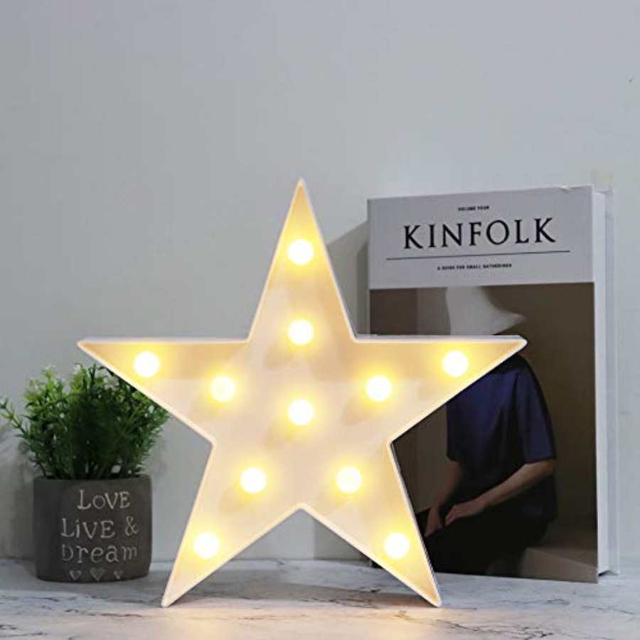 مصباح ليد على شكل نجمة، يعمل ب - مراجعة Baby Nursery Table Lamp وسعره