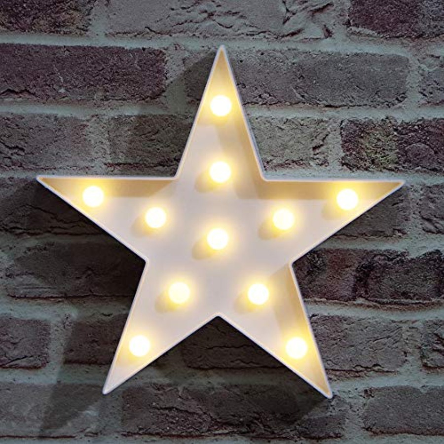 مصباح ليد على شكل نجمة، يعمل ب - مراجعة Baby Nursery Table Lamp وسعره