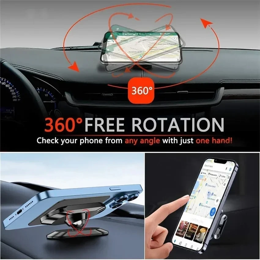 360 °   حامل هاتف مغناطيسي للس - مراجعة Mobile Hanger Arm وسعره