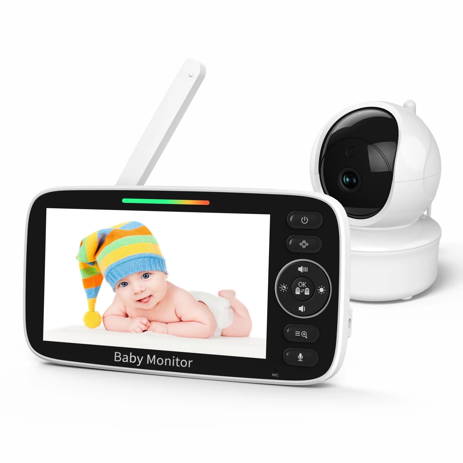 جهاز مراقبة الطفل مع شاشة LCD  - مراجعة Baby Nursery Temperature وسعره