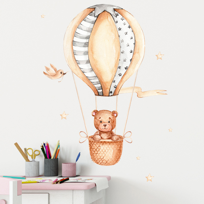 ملصقات جدارية على شكل بالون هو - مراجعة Baby Nursery Hot Air Balloon وسعره
