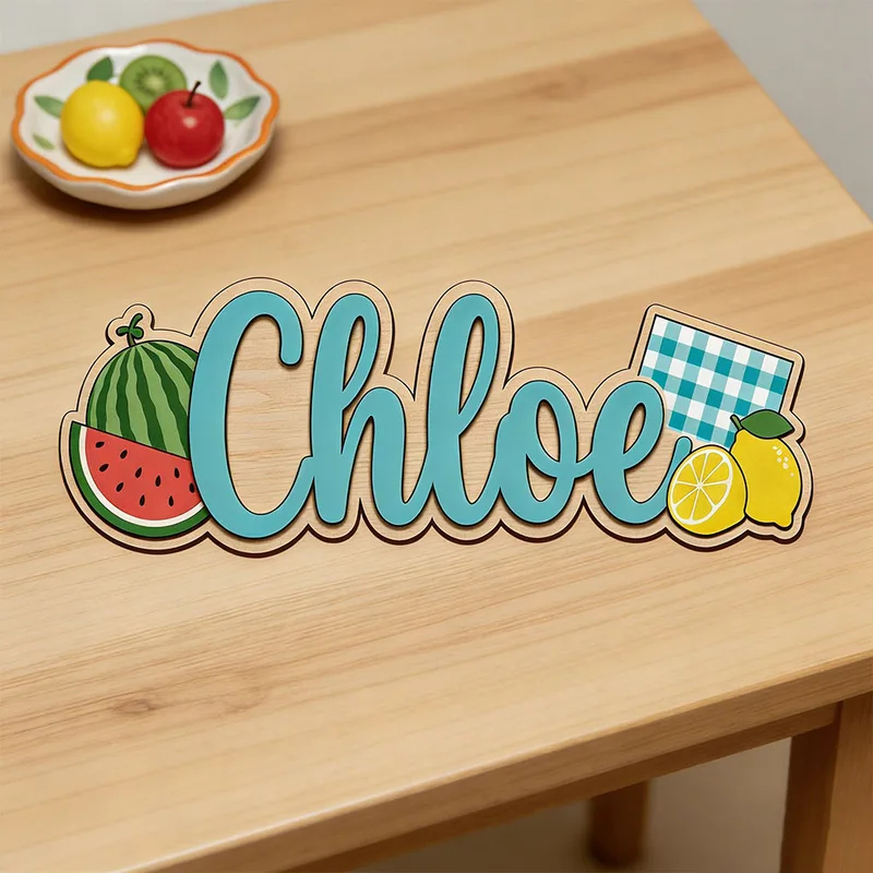 لافتة خشبية مخصصة بتصميم البطي - مراجعة Baby Nursery Name Wall Art وسعره