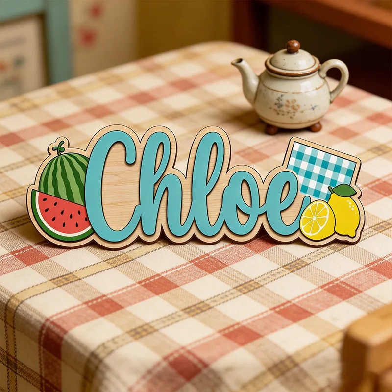 لافتة خشبية مخصصة بتصميم البطي - مراجعة Baby Nursery Name Wall Art وسعره
