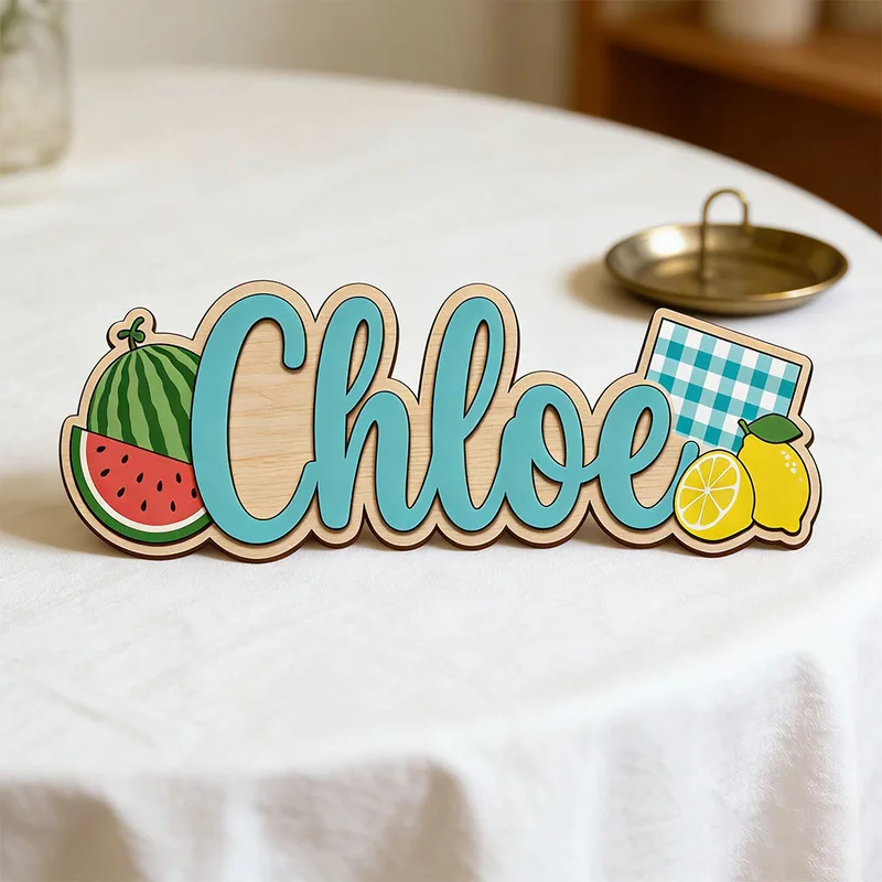 لافتة خشبية مخصصة بتصميم البطي - مراجعة Baby Nursery Name Wall Art وسعره