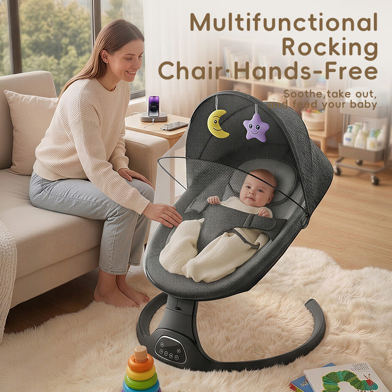كرسي هزاز كهربائي للأطفال، هزا - مراجعة Baby Nursery Rocking Chair وسعره