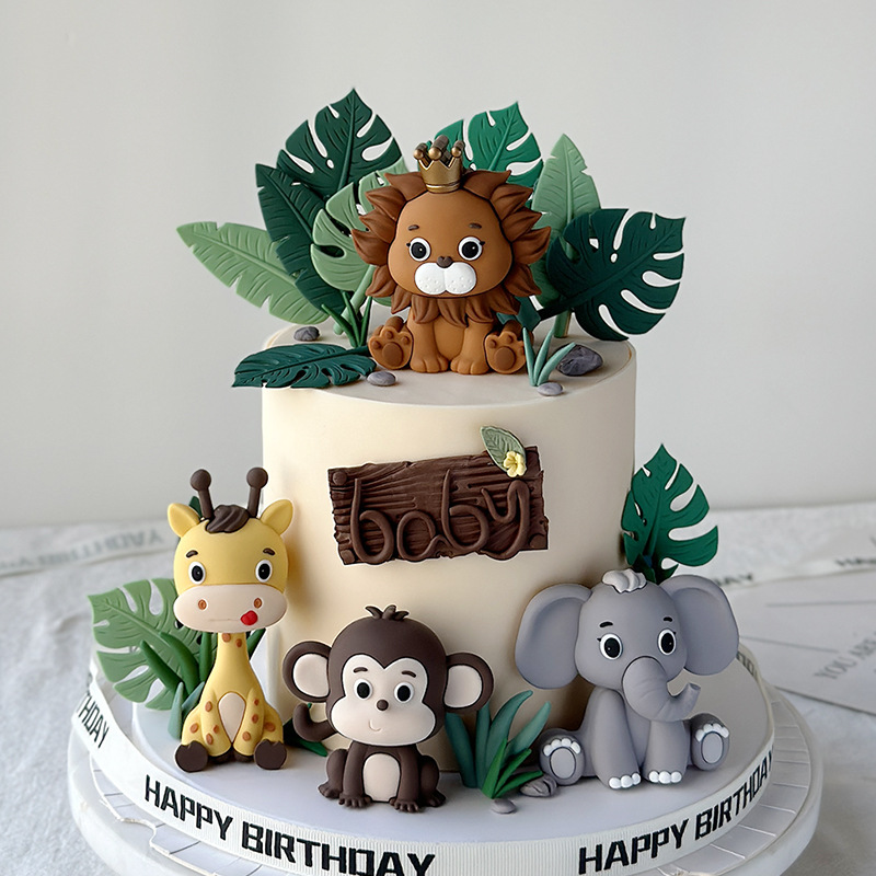 مجموعة أغطية كعكة Safari Anima - مراجعة Baby Nursery Jungle Theme وسعره
