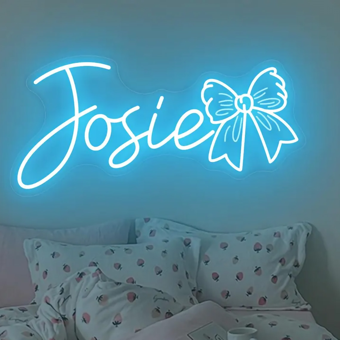 علامة نيون مخصصة باسم القوس لل - مراجعة Baby Nursery Room وسعره