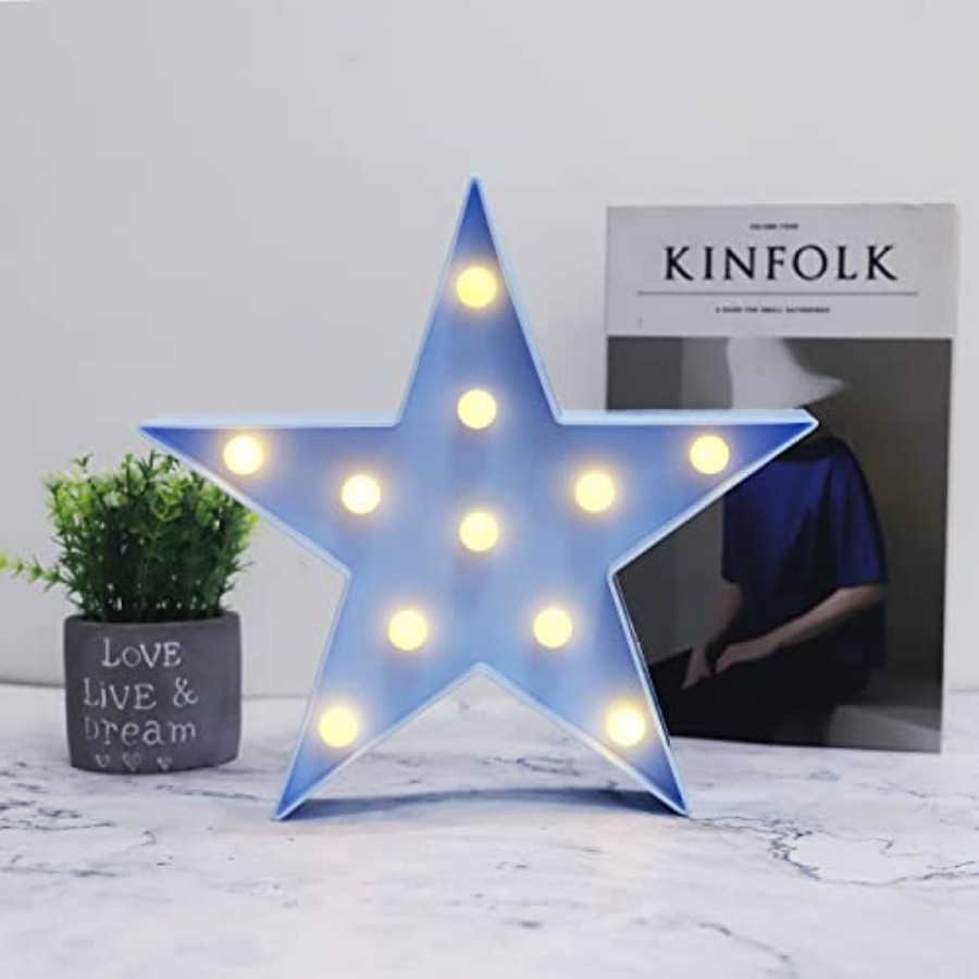 مصباح ليد على شكل نجمة، يعمل ب - مراجعة Baby Nursery Table Lamp وسعره