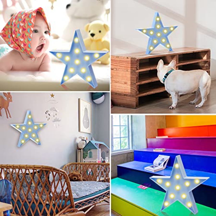 مصباح ليد على شكل نجمة، يعمل ب - مراجعة Baby Nursery Table Lamp وسعره