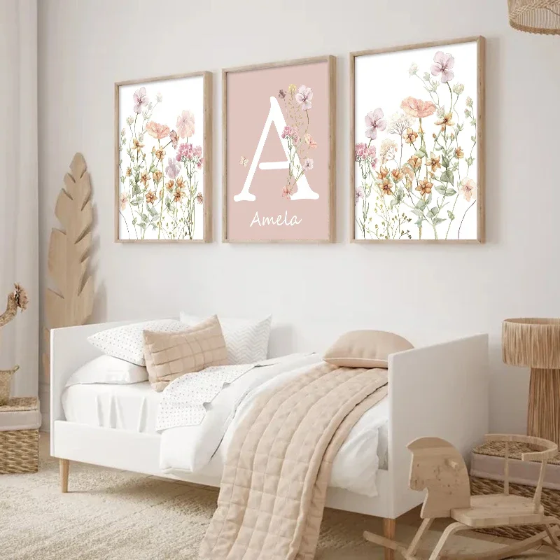 ملصقات مخصصة بأسماء الفتيات مع - مراجعة Baby Nursery Name Wall Art وسعره