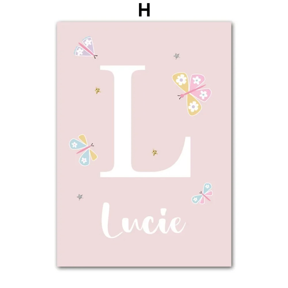 لوحة فنية جدارية لغرفة الأطفال - مراجعة Baby Nursery Name Wall Art وسعره