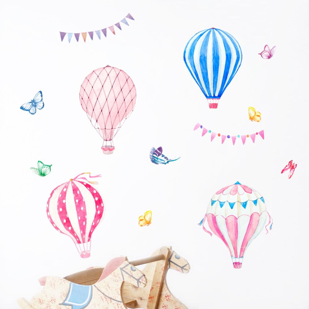 ملصق جداري على شكل منطاد هوائي - مراجعة Baby Nursery Hot Air Balloon وسعره