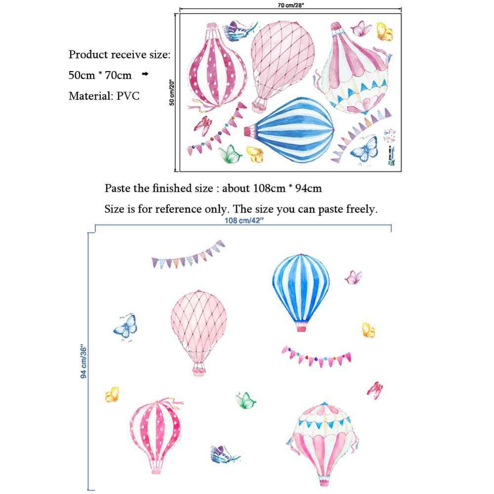 ملصق جداري على شكل منطاد هوائي - مراجعة Baby Nursery Hot Air Balloon وسعره