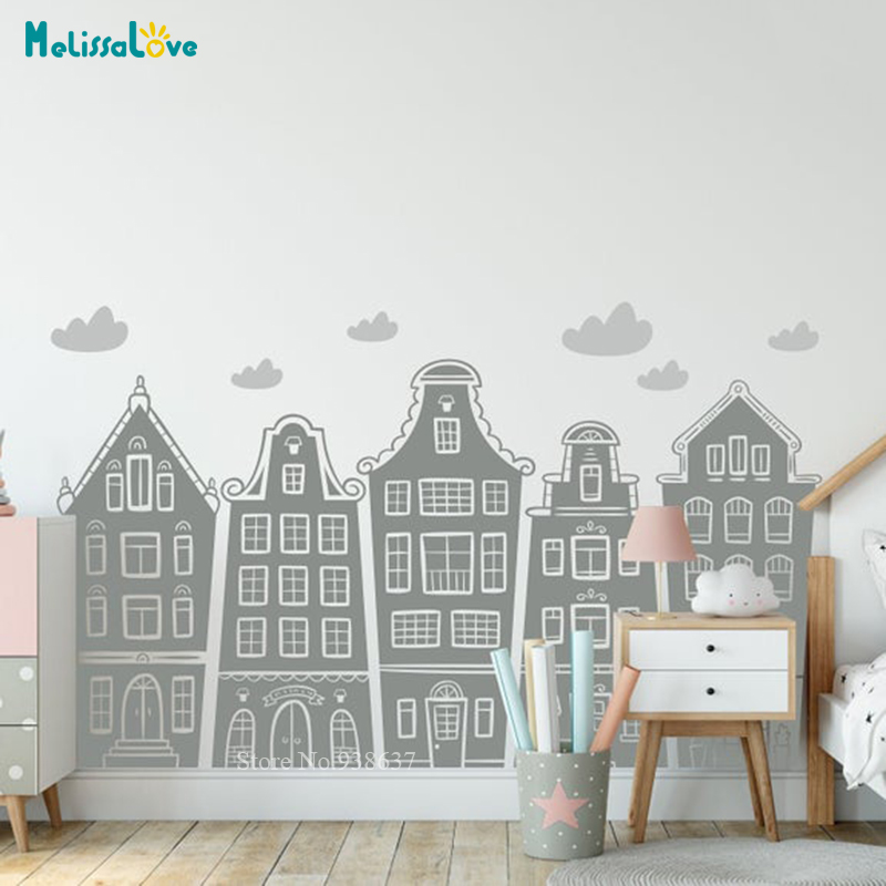 ملصقات إسكندنافية للمنازل و ال - مراجعة Baby Nursery Wall Stickers وسعره