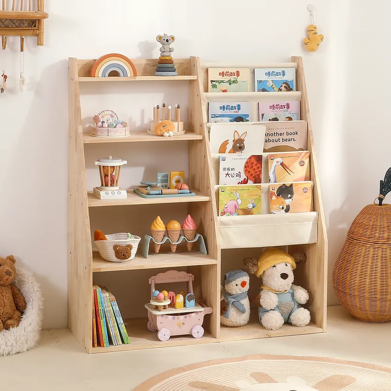 رف تخزين ألعاب ورف كتب 2 في 1  - مراجعة Baby Nursery Unit وسعره