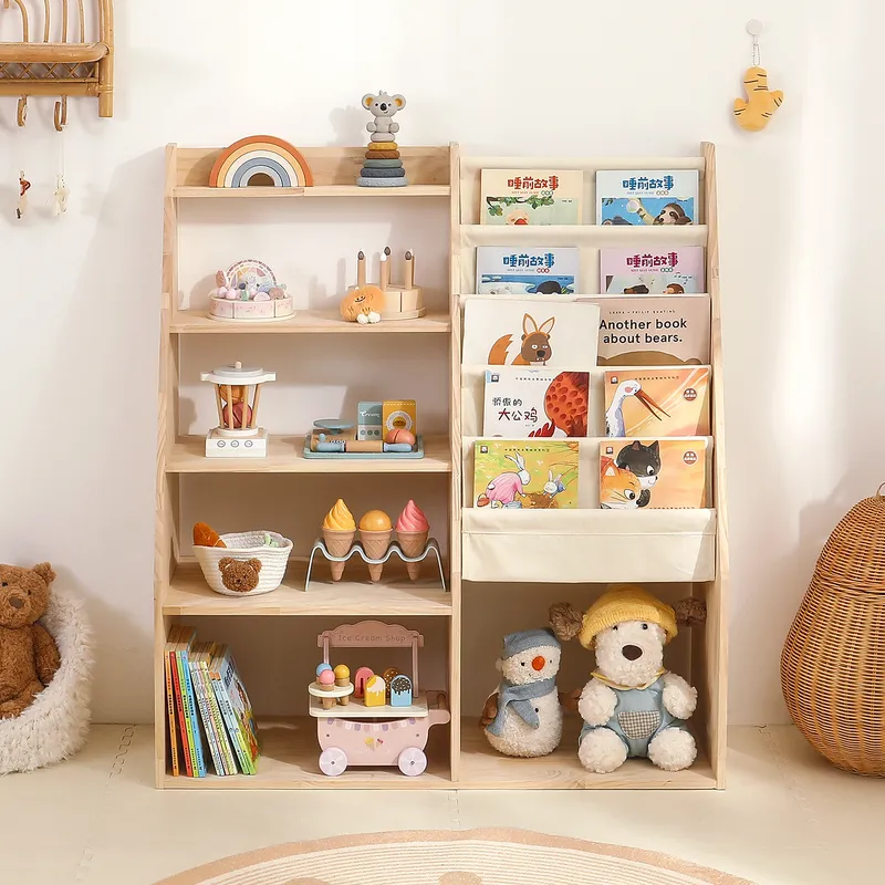 رف تخزين ألعاب ورف كتب 2 في 1  - مراجعة Baby Nursery Unit وسعره