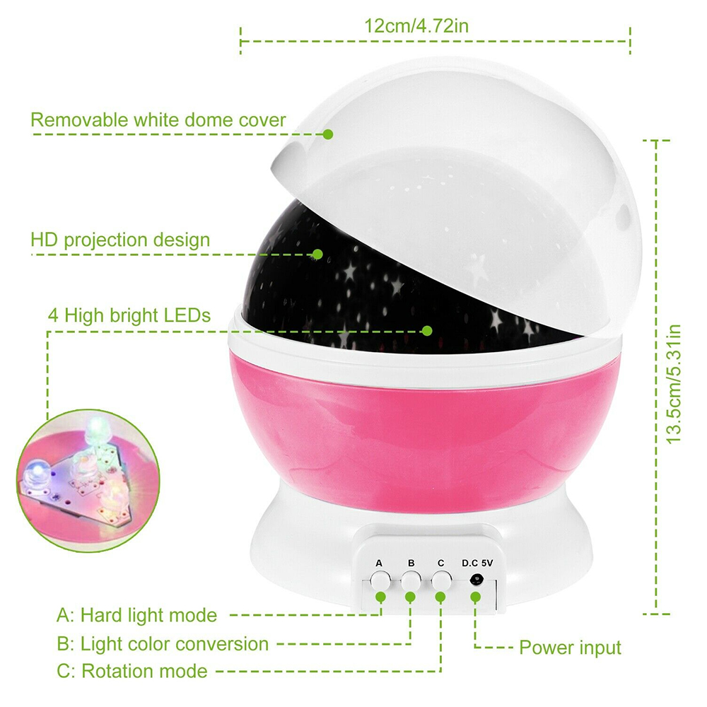 ليلة مصباح العارض السماء المرص - مراجعة Baby Nursery Table Lamp وسعره