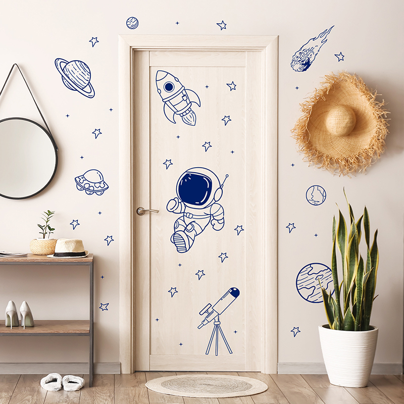 ملصق حائط على شكل كارتون يونيف - مراجعة Baby Nursery Wall Stickers وسعره