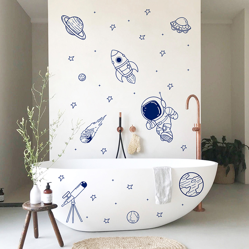 ملصق حائط على شكل كارتون يونيف - مراجعة Baby Nursery Wall Stickers وسعره